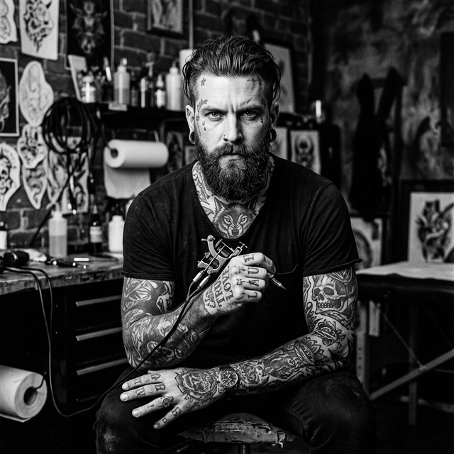 Tattoo Artist Portrait
